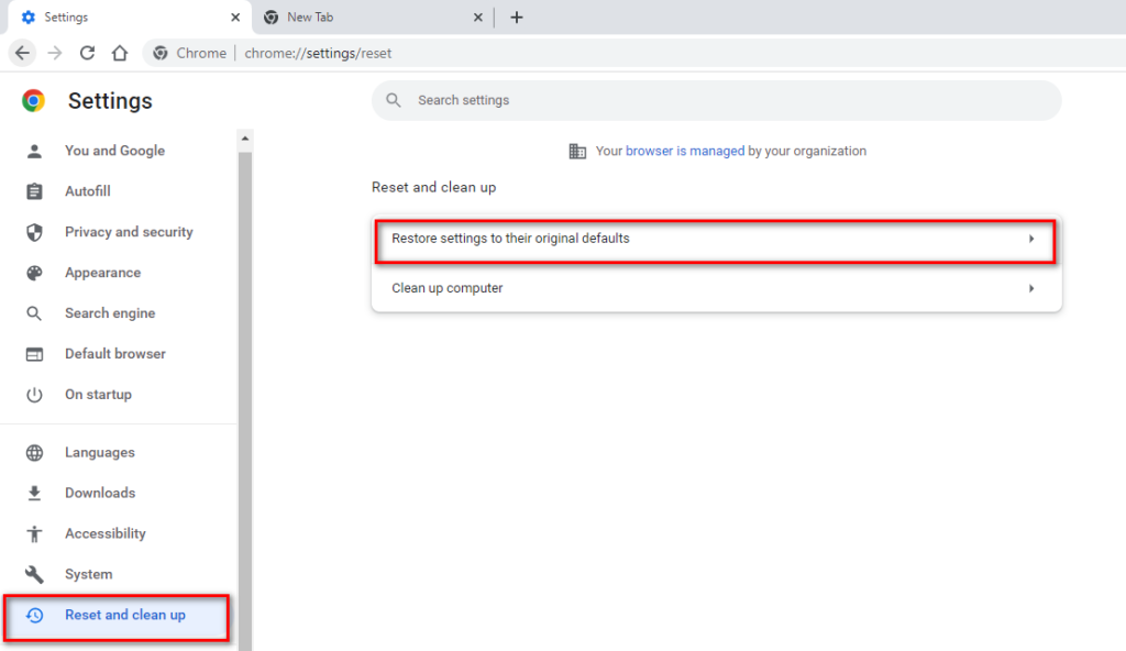 How to Reset Google Chrome Settings